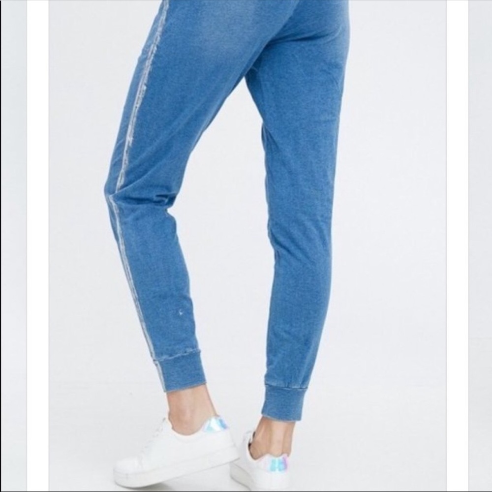 Cotton Denim Jogger - Picture 3 of 7
